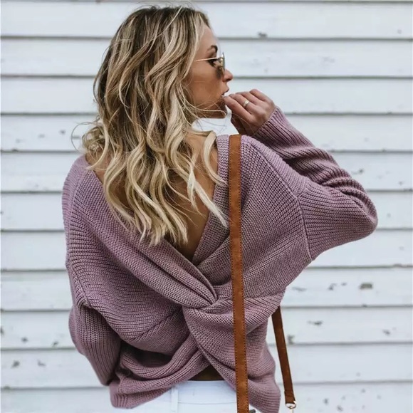 Purple Sweaters